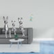thumbnail image 2 of Figura De Familia De Conejos Y Muñeca De Resina De Mujer Playera, Estatua De Dama, Colección Para Mesa, Armario, Estantería, Decoración De Sala De Estar, Escultura De Animal, Centro De Mesa, 2 of 8