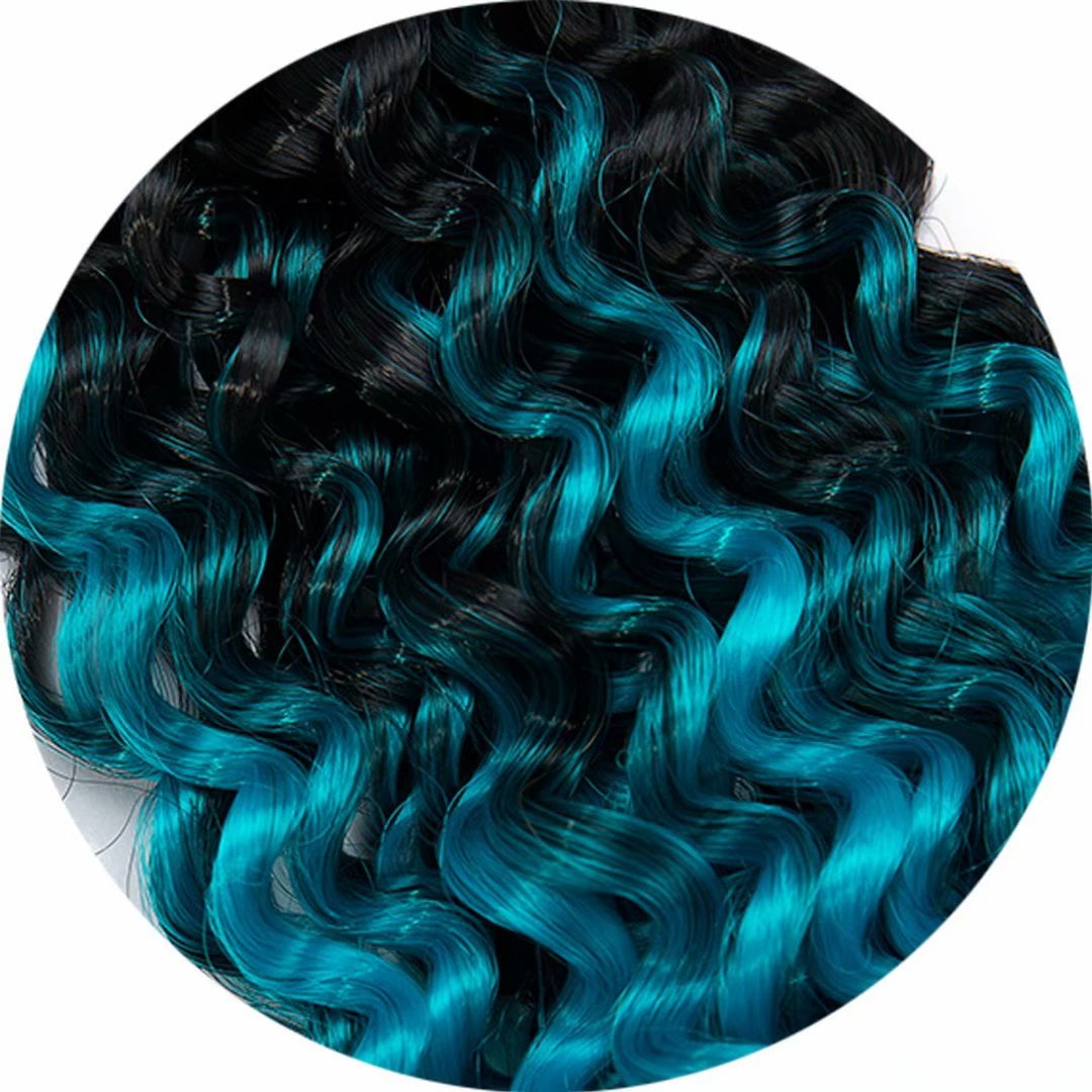 Black to Lake Blue