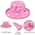 thumbnail image 2 of Bucket Sun Hat Cute Cap for Women Fashion Fold-up Brim Packable Summer Beach by Solaris, 2 of 6
