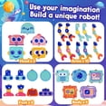 thumbnail image 2 of Robot de juguete FQKIOMY Montessori de madera para niños de 3 a 5 años, 2 of 7