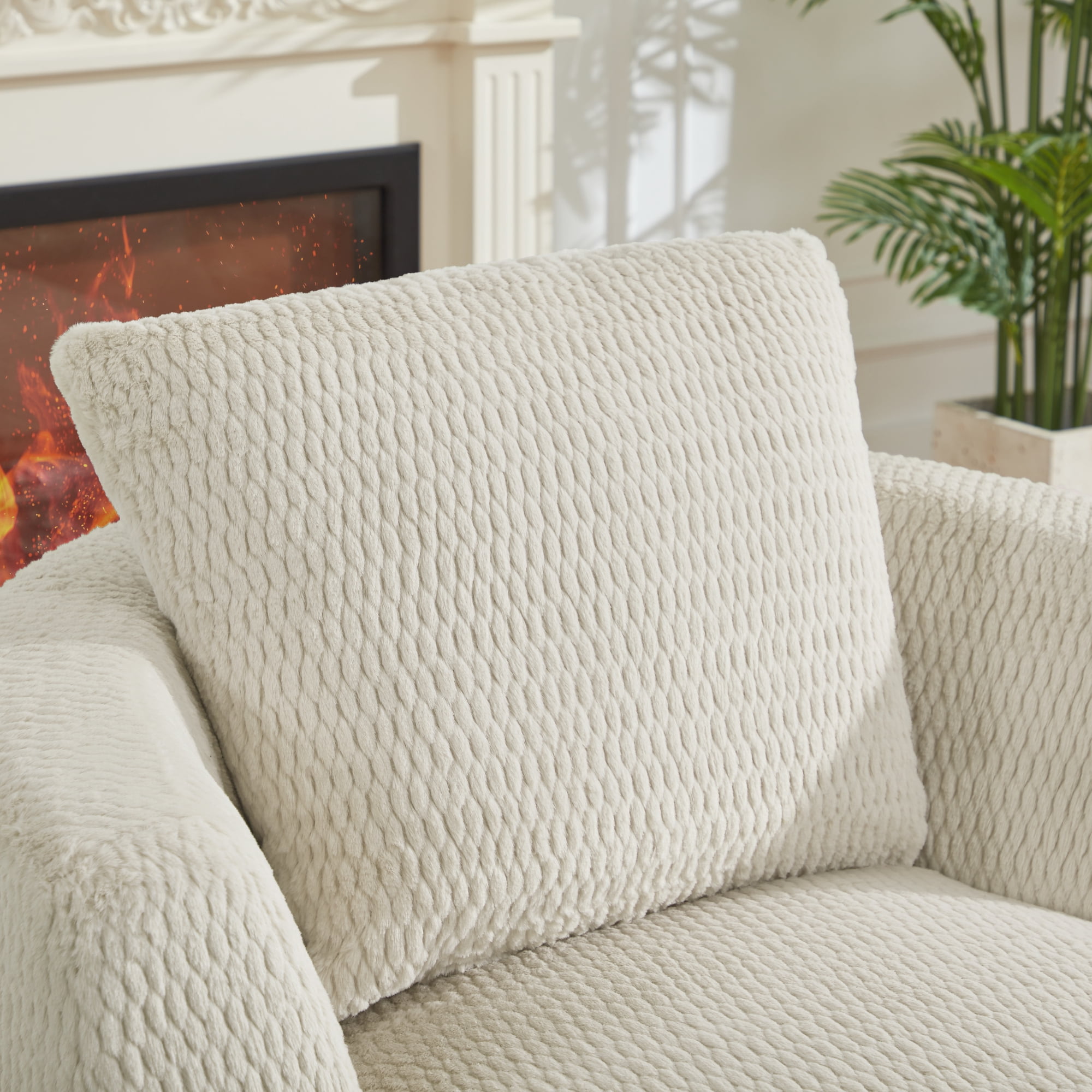 Swivel Accent Chair,360° Barrel Accent Chair,Modern Faux Fur Armchair for Living Room,Office,Apartment,Cream