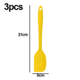 thumbnail image 2 of 3 raspadores pequeños de silicona de una pieza con todo incluido, amarillo MFZFUKR CPB-US-CJZ510-2, 2 of 5