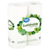 Great Value Sustainable Paper Towel, 2 Rolls