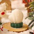 thumbnail image 1 of MAIMAI Hecho a mano Feliz Navidad Lindos guantes de punto festivos Velas Manopla Acogedora sensación Vela decorativa de Navidad, 1 of 4