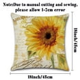 thumbnail image 2 of Funda de almohada con estampado de girasol de 4 piezas, funda de cojín para sofá de Acción de Gracias de cosecha de otoño, 2 of 5