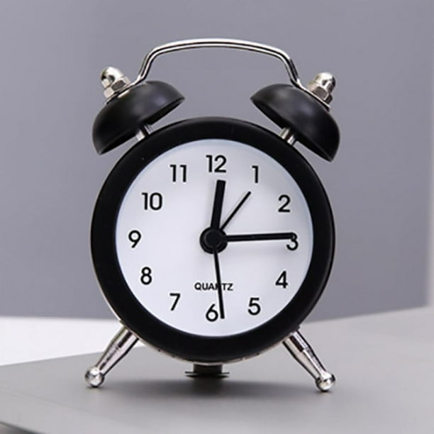 Loud Alarm for Deep Sleepers 3'' Twin Bell Alarm Clock with Backlight