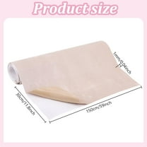 1pc 11.8" L x 59" W Suede Fabric Wrap Microfiber Fabric Self-Adhesive Suede Look for Car Interior Beige Self Adhesive Film Sticker Elastic Peel Stretch Film Fabric for Furniture Decor