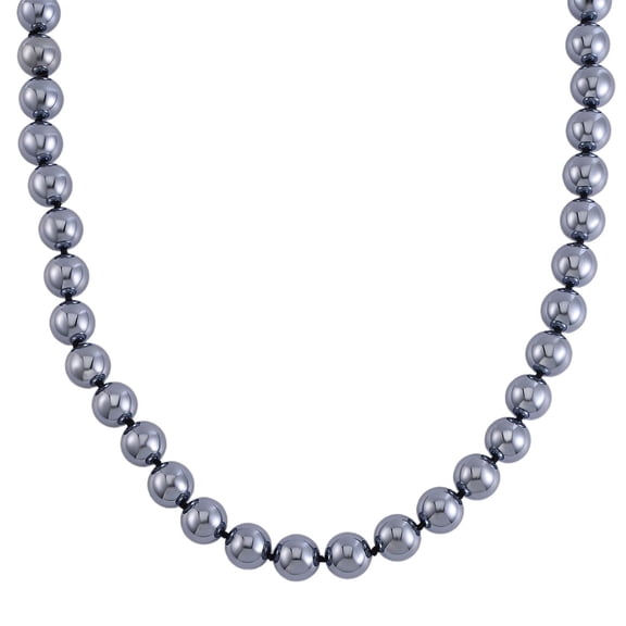 Shop LC Terahertz 580.00 ctw Beaded Necklace in Stainless Steel 20 Inches