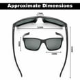 thumbnail image 2 of Flying Fisherman Freeline Polarized Sunglasses - Matte Black/Smoke, 2 of 7