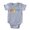 Heather Grey, variant on CafePress - Flip Flops Rainbow_Tr - Cute Infant Baby Football Bodysuit