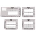 thumbnail image 1 of Envelope Addressing Guide Stencil Template Set, BENBO 4 Styles Lettering Envelope Addressing Stencil for Making Card, 1 of 4