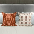 thumbnail image 5 of Pillow Covers 18x18 Set of 4, Modern Sofa Throw Pillow Cover, Decorative Outdoor Linen Fabric Pillow Case for Couch Bed Car 45x45cm, 5 of 6