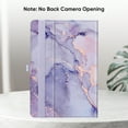 thumbnail image 6 of Fintie Universal Stand Cover for 9" 10" 10.1" - [Hands Free] Multi-Angle Viewing Case with Pocket for 9-10.9 inch TCL, ECOPAD, COOPERS CP10, FEONAL K118, TECLAST Tablet, Lilac Marble, 6 of 9