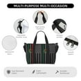 thumbnail image 4 of Travel Duffle Bag Mexico-America-Flag Weekender Overnight Gym Tote Shoulder Bag Workout Duffel Bag For Women Men, 4 of 6
