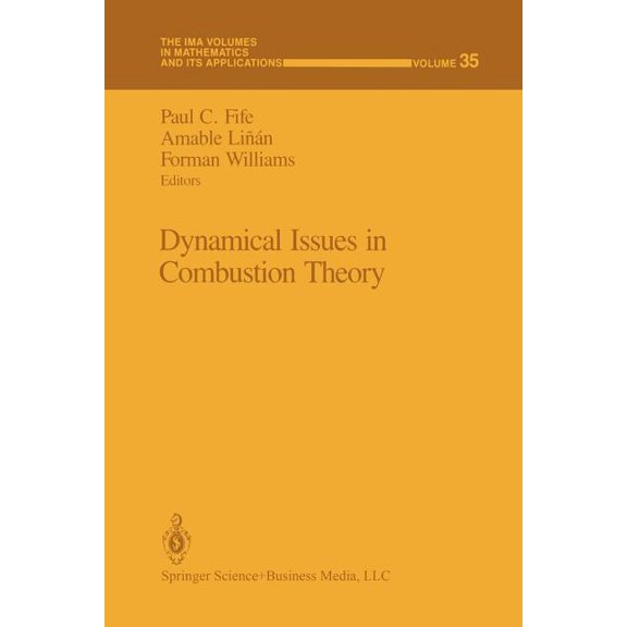 IMA Volumes in Mathematics and Its Appli Dynamical Issues in Combustion Theory, Book 35, (Paperback)