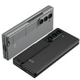 thumbnail image 6 of Allytechgroup for Samsung Galaxy Z Fold 7 Rugged Plastic Case with Kickstand, Non-Slip Lightweight Anti-Scratch Tempered Glass Frame Shock-Absorbent Glossy Design for Galaxy Z Fold 7, Gray, 6 of 12
