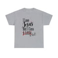 thumbnail image 2 of I Love Jesus But I Cuss a Little Funny Christian T-Shirt, 2 of 2