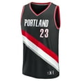 thumbnail image 2 of Men's Fanatics Donovan Clingan Black Portland Trail Blazers 2024 NBA Draft Fast Break Player Jersey - Icon Edition, 2 of 3
