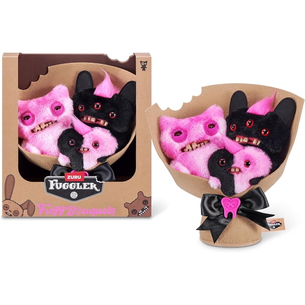 Zuru Fuggler Bouquets Ramo De Peluches Monstruos Feos Munch Munch, Reek-o, Munch-o