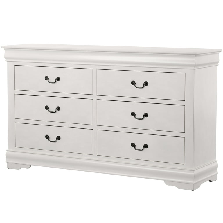 Fully assembled white dresser deals