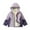#0100-Purple, variant on Favoffer Fall Unisex Kids Fleece-Lined Waterproof Windproof Hooded Jacket - Hiking,Camping,Travel,Play 3-15Y