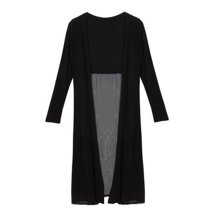 ZEDWELL Maxi Cardigan Feminino Ankle Length Sweater Coat Women Knitted Long Sleeve Korean Vintage Black Oversized Sweaters