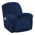 thumbnail image 1 of EIGTHTAIL Housse Extensible en Velours pour Fauteuil Inclinable 1 Pce Housse Douce pour Fauteuil Inclinable Housse de Fauteuil Inclinable Protecteur pour Fauteuil Inclinable - Bleu Paon, 1 of 7