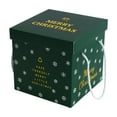 thumbnail image 1 of Meitianfacai 2pc Christmas Gift Box Large Candy Handheld Gift Box Empty Box Christmas Packaging Box Gift Box, Green, 1 of 6