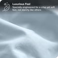 thumbnail image 4 of Bare Home Percale Weave Pillowcase Set - 300 Thread Count - 100% Organic Cotton - Standard, Winter Blue, 4 of 4
