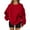 BD06-Red, variant on Lumtrix Crewneck Fall Sweatshirts for Women Trendy Womens Plain Long Sleeve Pullover Tops with Pockets Fashion 2026 Black 2XL