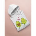 thumbnail image 3 of Avocado Slices Holding Hands Hoodie Men -Image by Shutterstock, Male x-Large, 3 of 4