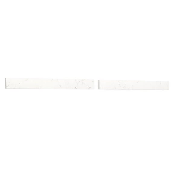 Wyndham Collection Wcfvca160bs 60" X 3" Backsplash - Carrara Cultured Marble