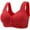 Red, variant on VISALY Push Up Bras for Women, Women's Front Buckle Middle-Aged and Elderly Underwear Vest, Bandeau Bra for Large Breasts Plus Size Sticky Bra for Large Breasts Plus Size for Curvy Women, Beige,36