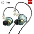 thumbnail image 2 of TRN MT1 Hi-FI 1DD Dynamic In-ear Earphone Drive HIFI Bass Metal Monitor Running Sport Auricular para TRN X7 VX TA1 BA15 ST1 Tan Jianjun  unisex, 2 of 2