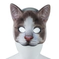 thumbnail image 4 of Half Face Masquerade Masks, Digital Print Animal Cat Half Masks, Costumes Mardi Gras Masks, Cosplay Cat Masks for Halloween Masquerade Dancing Party, 4 of 5