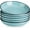 Blue, variant on Bonita Pasta Bowls Set 6, 38 oz shallow bowls, ceramic Italian panels and salad bowls, microwave and dishwasher safe restaurant, in a variety of colors