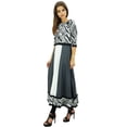 thumbnail image 1 of Phagun Kurta Ethnique en Coton Imprimé Designer Tunique Anarkali Kurti Robe-14, 1 of 1