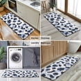 thumbnail image 6 of Blue and Dark Blue Leopard Pattern Kitchen Rug Mat,Kitchen Runner Rugs Non Skid Washable,Decorative Kitchen Floor Mats for Kitchen,Sink,Laundry,17"x47.2", 6 of 7