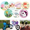 thumbnail image 2 of 10pcs/set Bike Stickers Cartoon Decals Basket Sticker For Children Bicycle Frame Decorative Stickers For Kids, 2 of 9