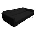 thumbnail image 4 of Sofá Cama Reclinable Paris Lino Negro, Brazos separados, Futon 3 Posiciones EL BAZAR STORE Moderno abotonado, 4 of 7