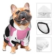 thumbnail image 3 of Fotbe Cow Spots Sudadera con Estampado para Perros Pequeños – Suéter con Capucha para Mascotas, Tela Suave de Forro Polar con Bolsillo-XX-Large, 3 of 7