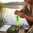 thumbnail image 4 of Floating Gecko Soft Fishing Lure, Lifelike Lizard Creature Bait with Curly Tail and Hooks for Bass and Pike, Gray White, 5.31 Inch, 4 of 4