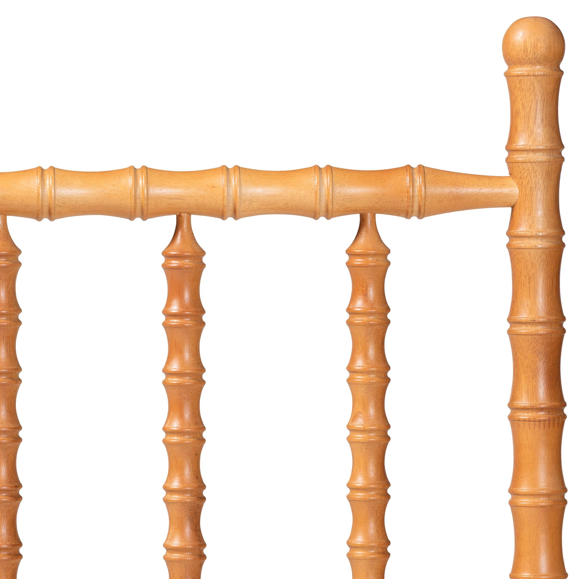 Baxton Studio Edaline Traditional Headboard, King, Oak Brown