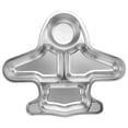 thumbnail image 1 of Assiette Compartimentée à Prise en Main en Acier Inoxydable Enfants Argent 1 Ensemble 30x26 cm, 1 of 1