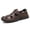 Dark Brown, variant on Men'S Outdoor Beach Sandals / River Trekking Shoes / Summer Casual Shoes / Men'S Sandals And Slippers / Shoes
