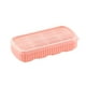 thumbnail image 1 of Bandeja de cubitos de hielo Inteprter Flexible antiadherente 8 rejillas rosa, 1 of 6