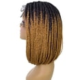 thumbnail image 3 of LUXLUXE Tiara Straight Braided Wig, 12-Inch, 4x4 Hand-Tied Lace Braid, 20+ Natural, Dip-Dyed & Blended Colors, 3 of 7
