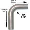thumbnail image 4 of 1.75" 1-3/4" 90 Degree 16ga Aluminized Mandrel Bend Tubing, 4 of 6