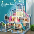 thumbnail image 3 of Juego de Juguetes de Castle de Princesa Diy, Exquisito Juguete de Construcción de Castillo de Princesas Para Girls Para Play Daily, 3 of 7