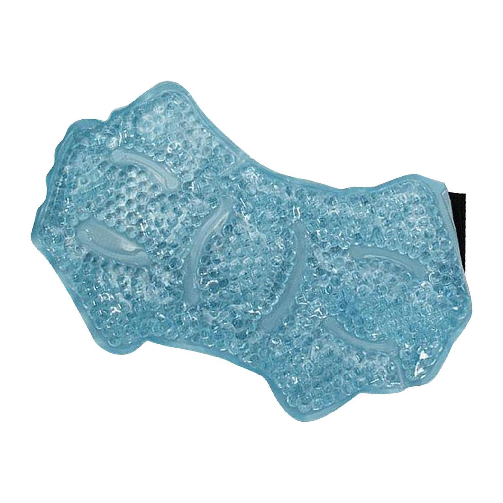 Maoww Pack de Glace pour Cheville Réutilisable Compresse Chaude Froide Enveloppe de Glace pour Pied Pack Froid Bleu